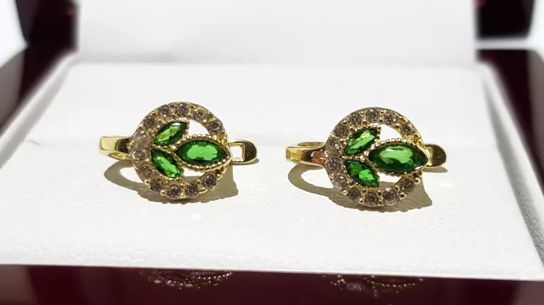 wyrob-jubilerski-uzywany-zlote-koczyki-zielone-listki-pr585-sr08cm-12g-rodzaj-2205-16