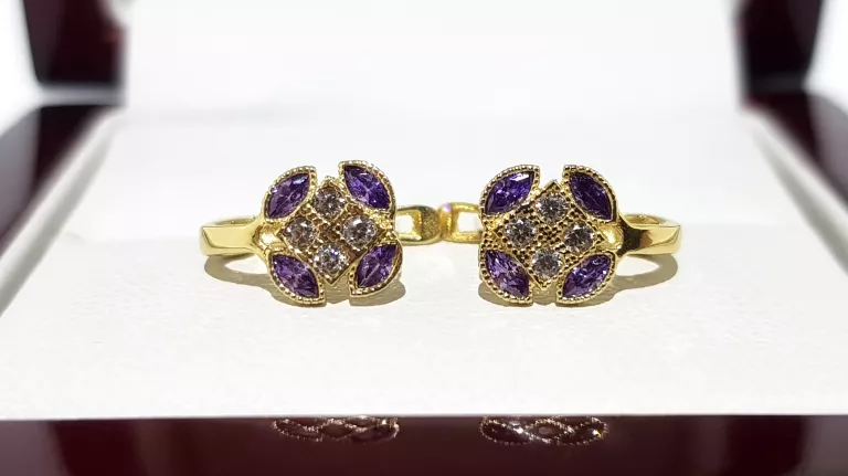 wyrob-jubilerski-uzywany-zlote-kolczyki-kwiatki-fioletowe-585-08cm-117g-rodzaj-2205-16