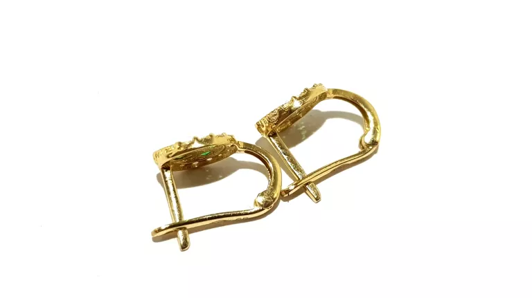 wyrob-jubilerski-uzywany-zlote-koczyki-zielone-listki-pr585-sr08cm-12g-marka-248811-2033498