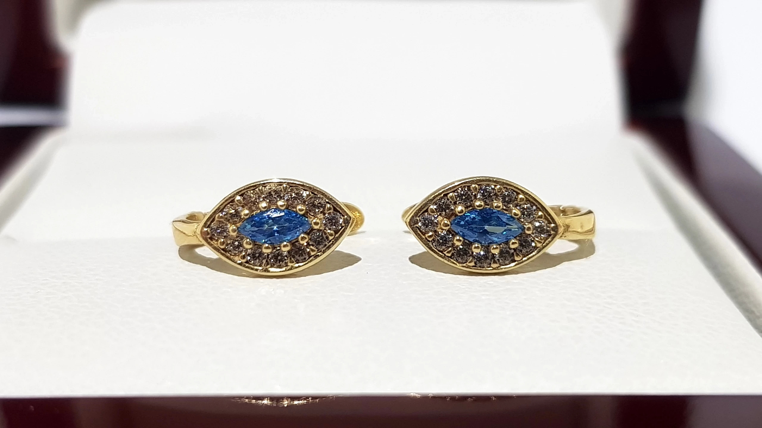 wyrob-jubilerski-uzywany-zlote-kolczyki-niebieskie-oczko-585-1x05cm-114g-rodzaj-2205-16