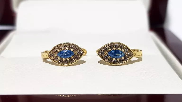 wyrob-jubilerski-uzywany-zlote-kolczyki-niebieskie-oczko-585-1x05cm-114g-rodzaj-2205-16