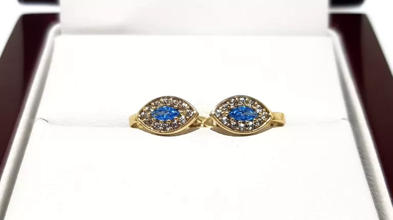 wyrob-jubilerski-uzywany-zlote-kolczyki-niebieskie-oczko-585-1x05cm-114g-warszawska-162-lomianki