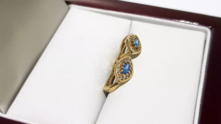 wyrob-jubilerski-uzywany-zlote-kolczyki-niebieskie-oczko-585-1x05cm-114g-ean-gtin-3000119280857