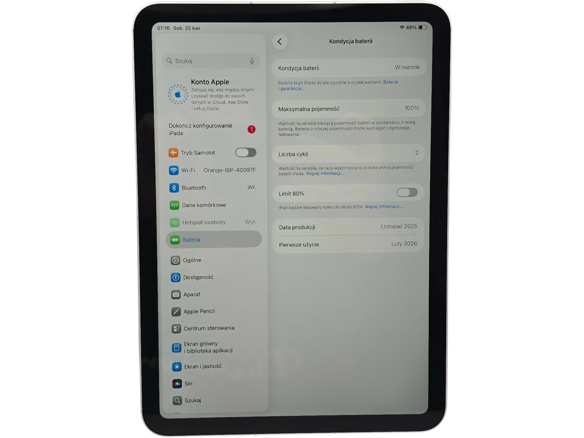 tablet-apple-ipad-11-11-gen-2025-128gb-wi-fi-cellular-5g-srebrny-bat-100-kod-producenta-md7f4hc-a