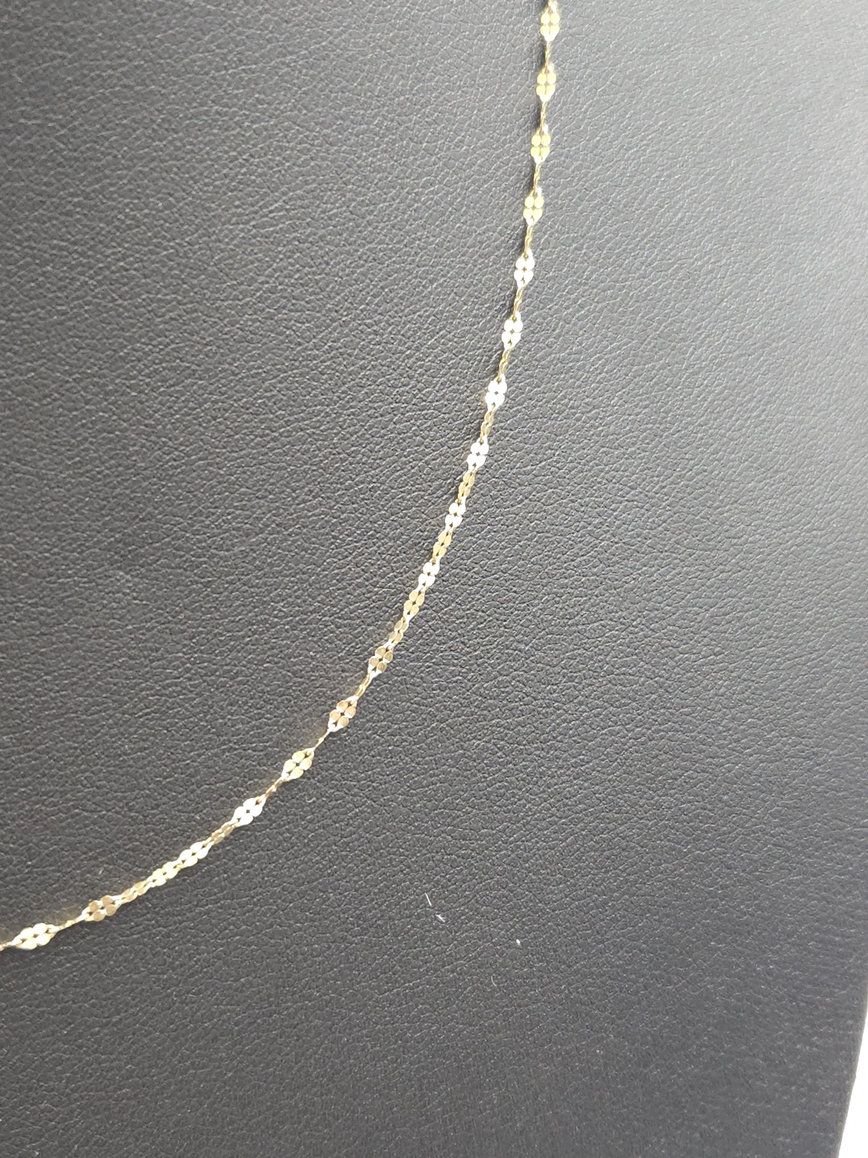 zloty-lancuszek-333-085g-44cm-koniczynki-efektowny-material-15835-2