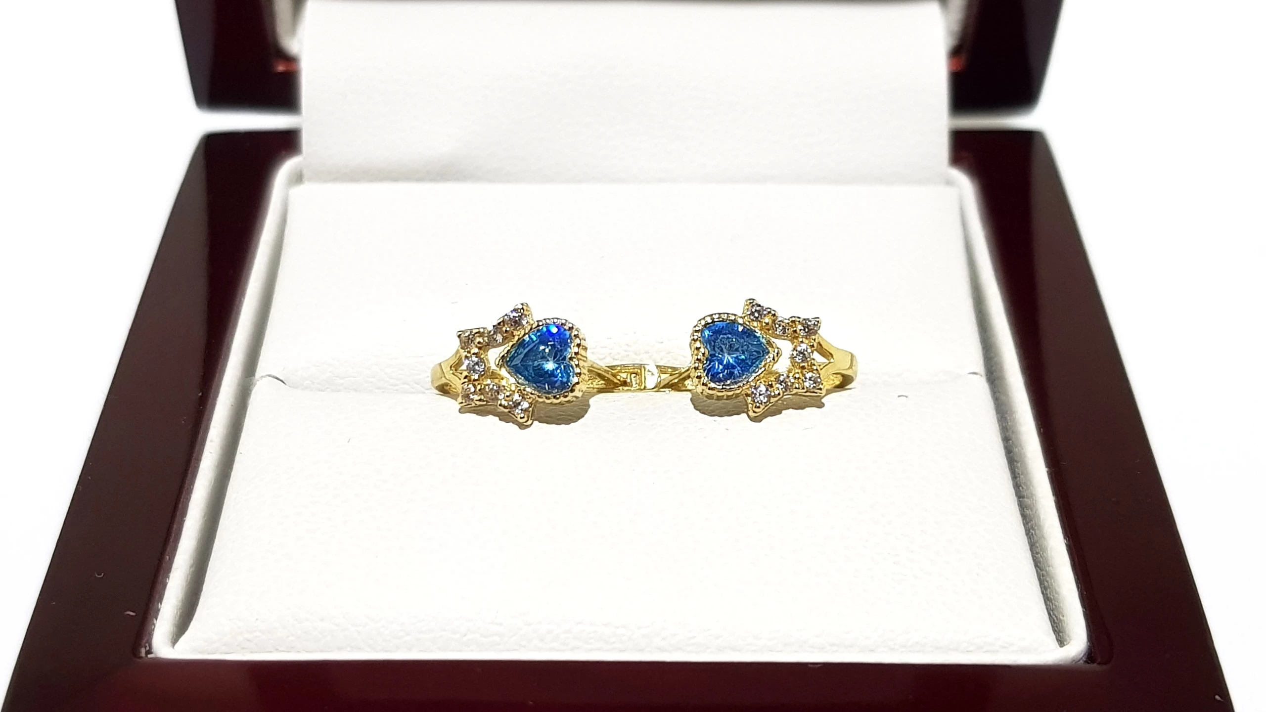 wyrob-jubilerski-uzywany-zlote-kolczyki-serduszka-niebieskie-58508cm142-warszawska-162-lomianki