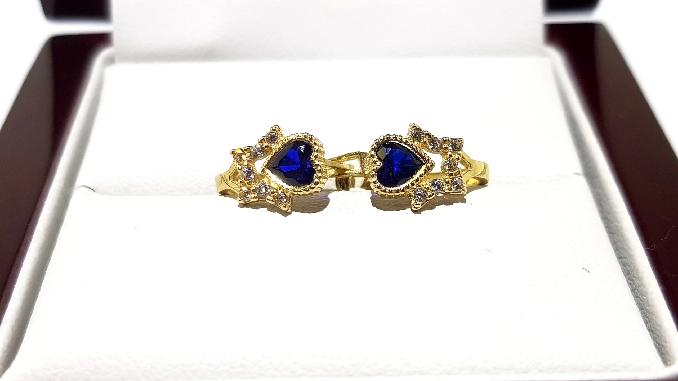 wyrob-jubilerski-uzywany-zlote-kolczyki-serduszka-niebieskie-585-08cm142-warszawska-162-lomianki