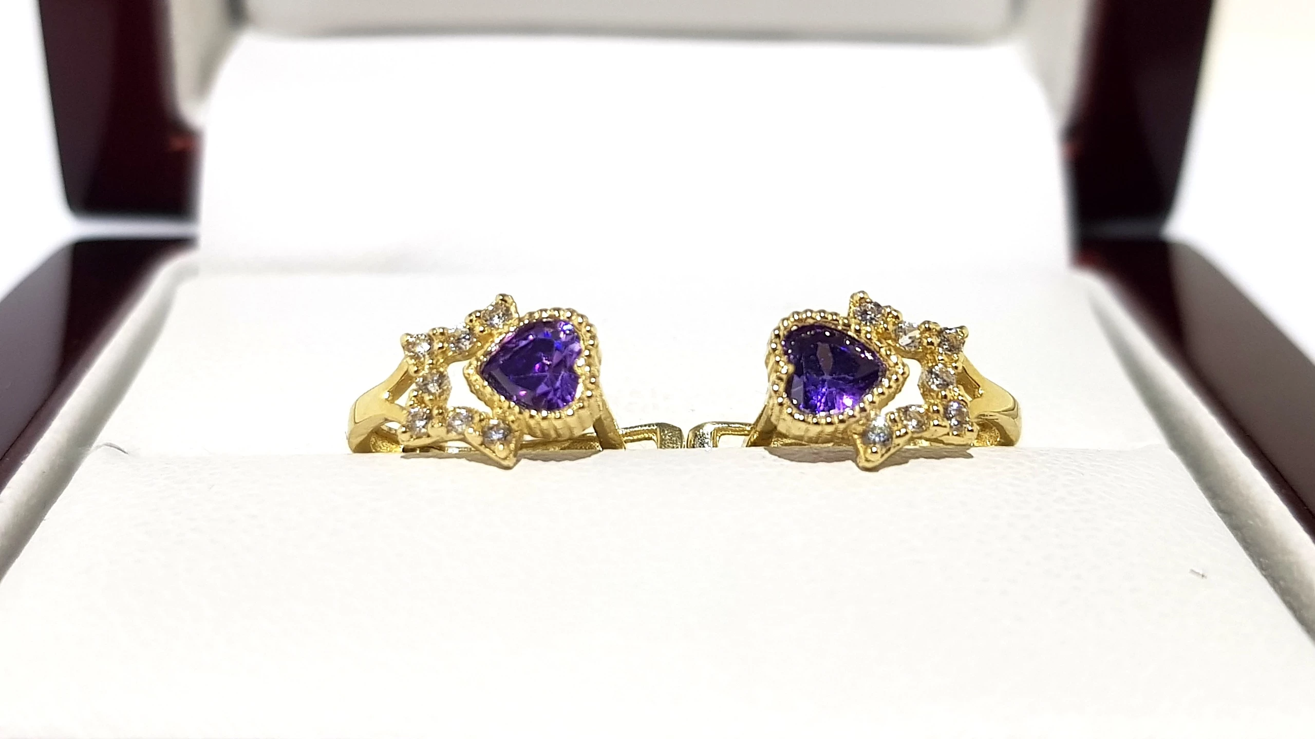 wyrob-jubilerski-uzywany-zlote-kolczyki-serduszka-fioletowe-585-08cm145g-rodzaj-2205-16