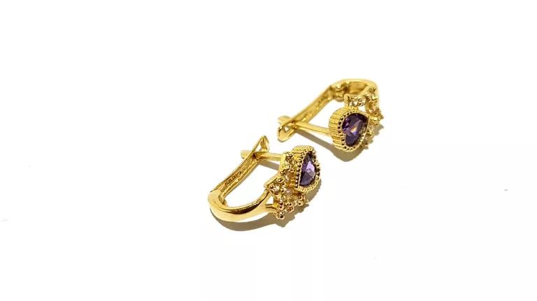 wyrob-jubilerski-uzywany-zlote-kolczyki-serduszka-fioletowe-585-08cm145g-kamien-17088-128