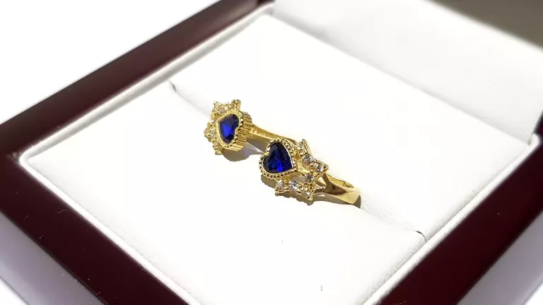 wyrob-jubilerski-uzywany-zlote-kolczyki-serduszka-niebieskie-585-08cm142-stan-11323-2