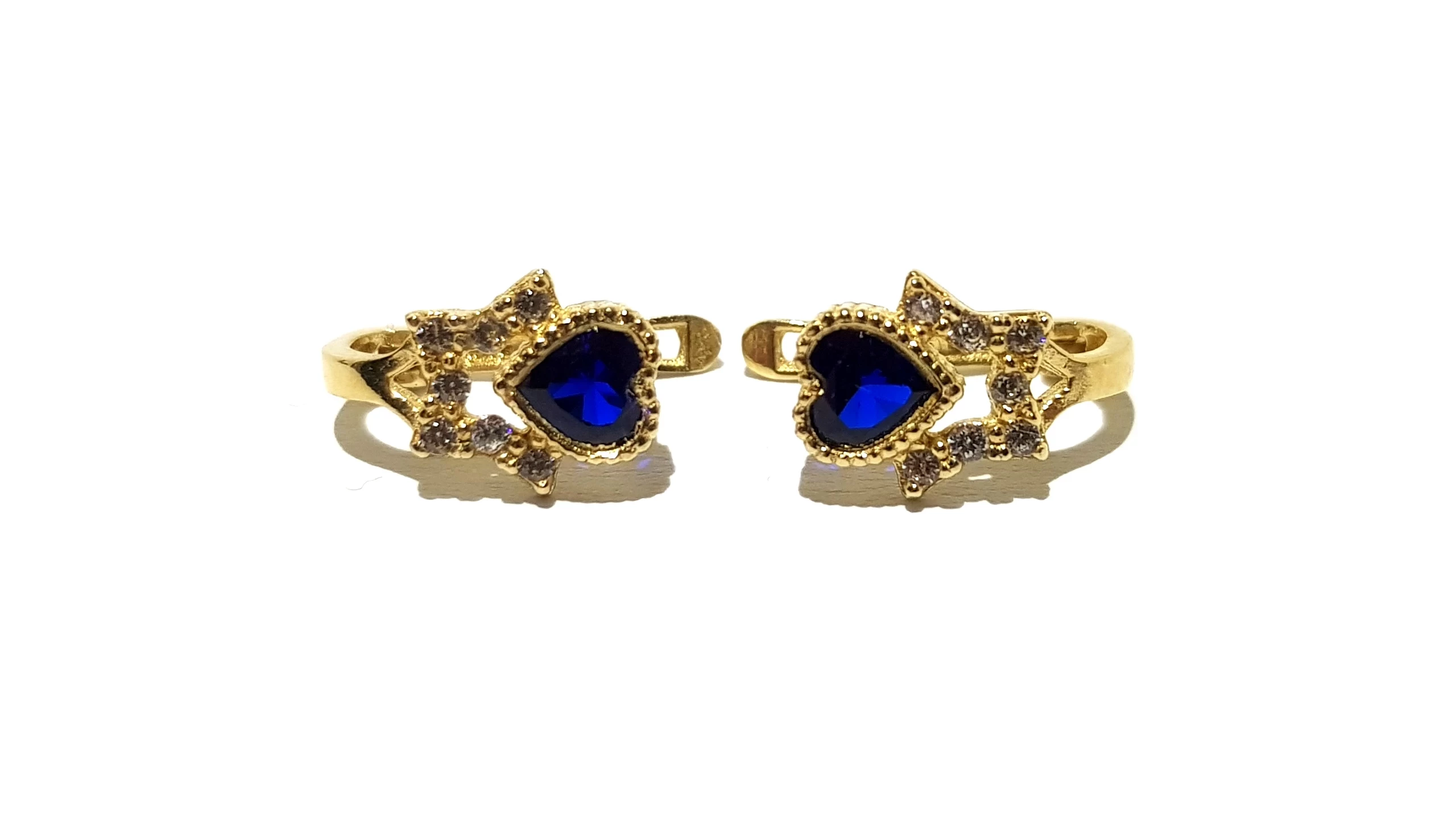 wyrob-jubilerski-uzywany-zlote-kolczyki-serduszka-niebieskie-585-08cm142-material-15835-2