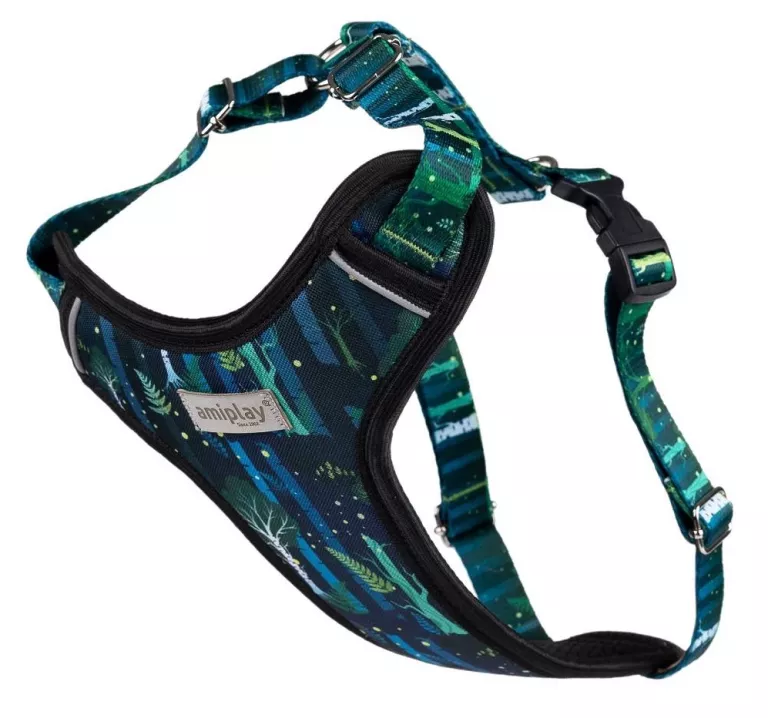 amiplay-szelki-dla-psa-discovery-benature-forest30-40cm-rozms-krupnicza-3-wroclaw