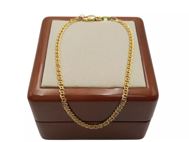 zlota-bransoletka-podwojna-pancerka-w-189-g-pr-585-dl-19-cm-bytomska-75-zabrze