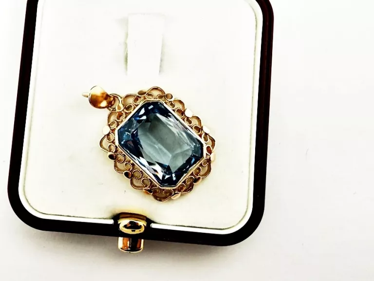 zlota-zawieszka-p585-z-kamieniem-wysokosc-wyrobu-25cm-waga-499-stan-11323-2