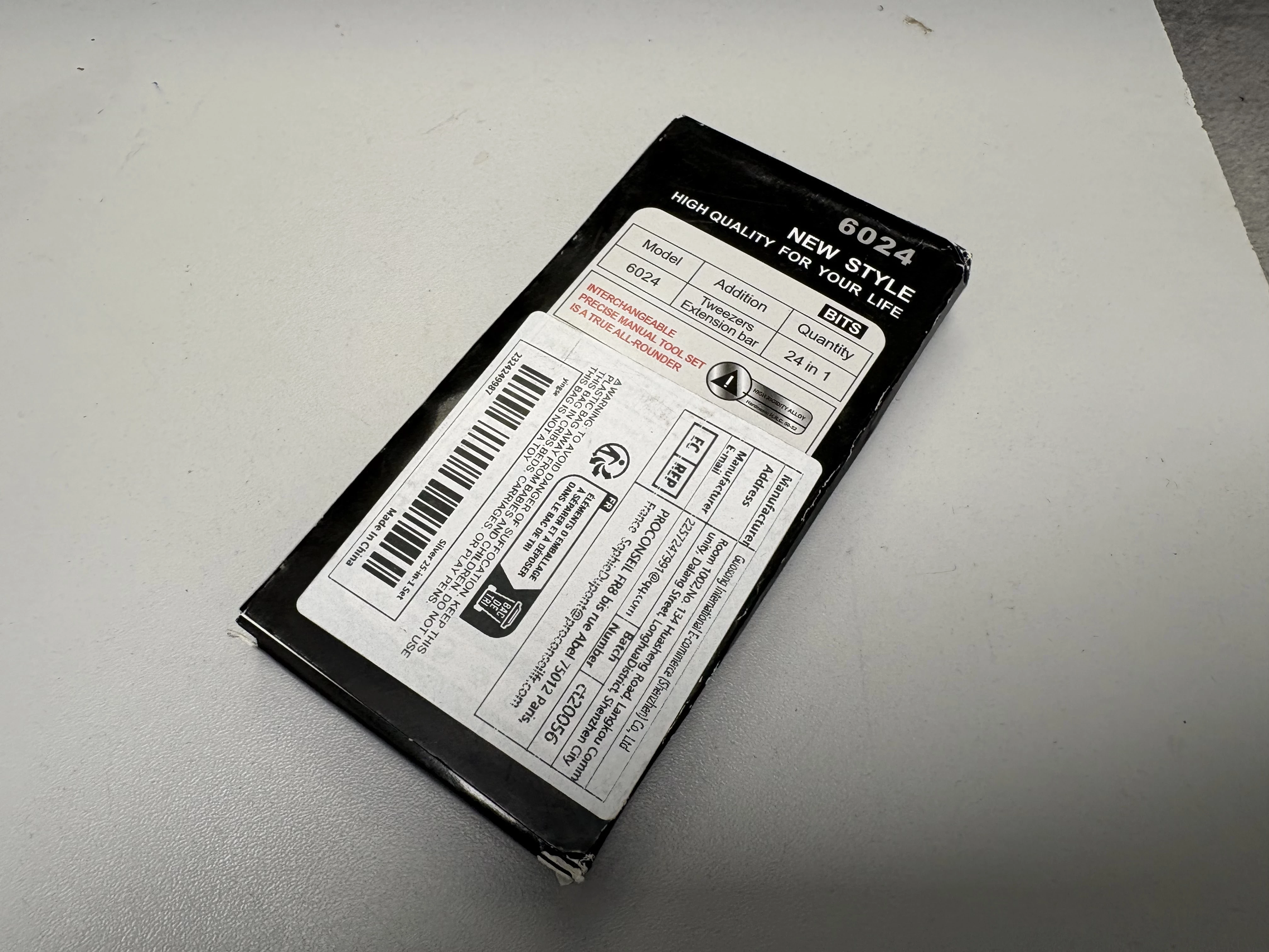 25-czesciowy-precyzyjny-zestaw-wkretakow-wielofunkcyjny-ean-gtin-5907127001598