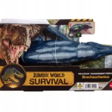 JURASSIC WORLD SURVIVAL DINOZAUR BRACHAUCHENIUS 30CM Z DŹWIĘKIEM I ŚWIATŁE