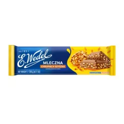 CZEKOLADA MLECZNA E. WEDEL Z KARMELIZOWANYM RYŻEM CHRUPIĄCA SZYSZKA 230 G