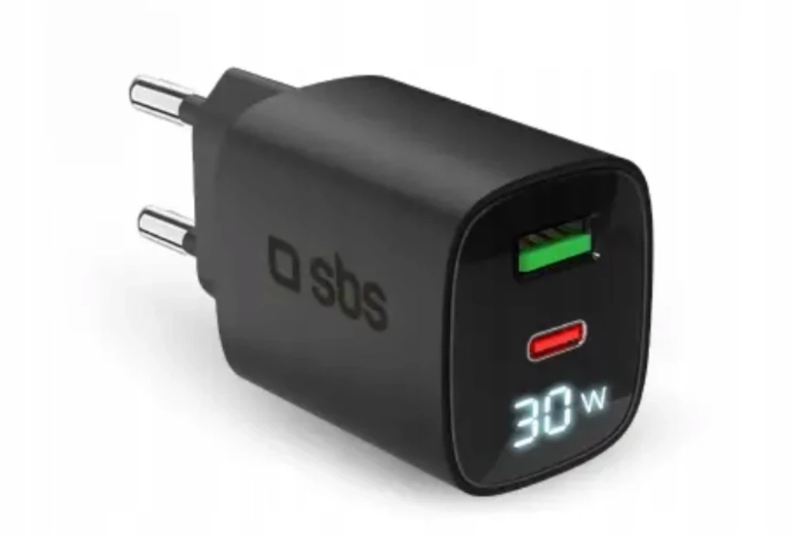 siecowa-ladowarka-uniwersalna-sbs-lcd-gan-pd-30w-usb-c-usb-a-czarna-kosciuszki-159-wroclaw-gracja