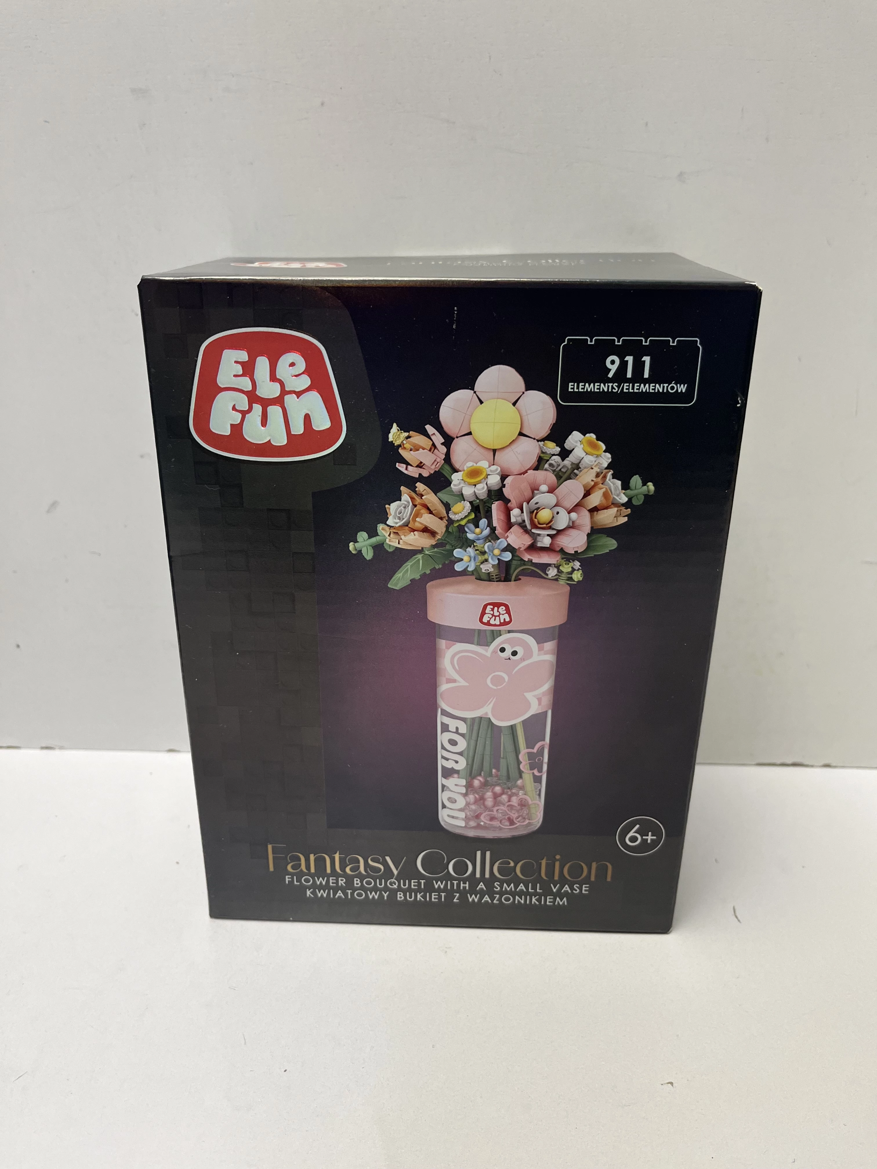 elefun-fantasy-collection-kwiatowy-bukiet-z-rozowym-wazonikiem-klocki-911e-osiedle-teatralne-3u15-krakow