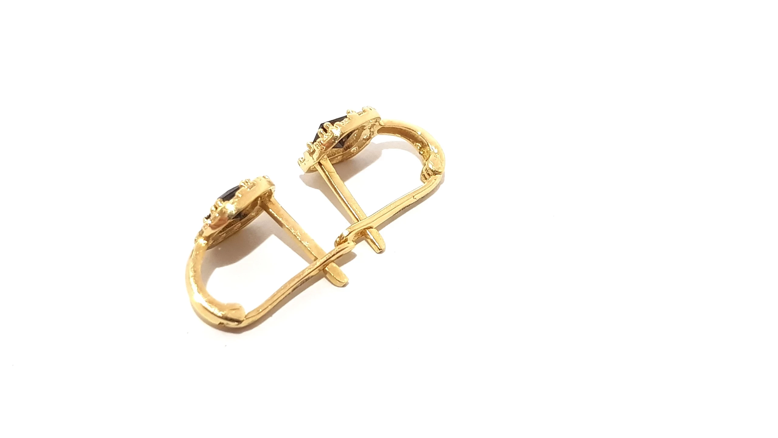 wyrob-jubilerski-uzywany-zlote-koczyki-klasyczne-czarne-585-sr07cm-125g-motyw-129129-1781749