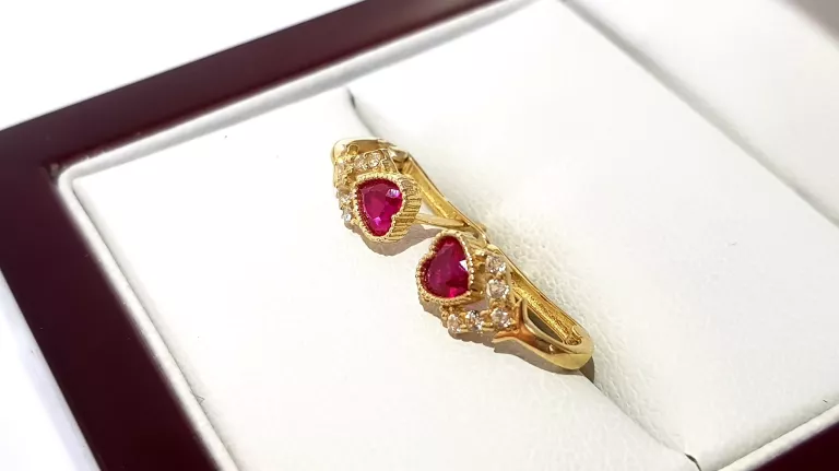 wyrob-jubilerski-uzywany-zlote-kolczyki-serduszka-czerwone-585-06x1cm131-warszawska-162-lomianki