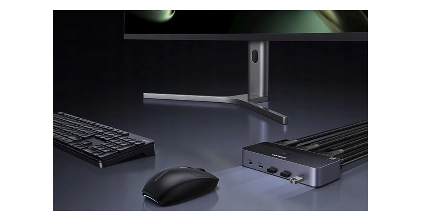 ugreen-ak700-switch-kvm-displayport-8k-60hz-usb-30-2xpc-2xmonitor-liczba-portow-12