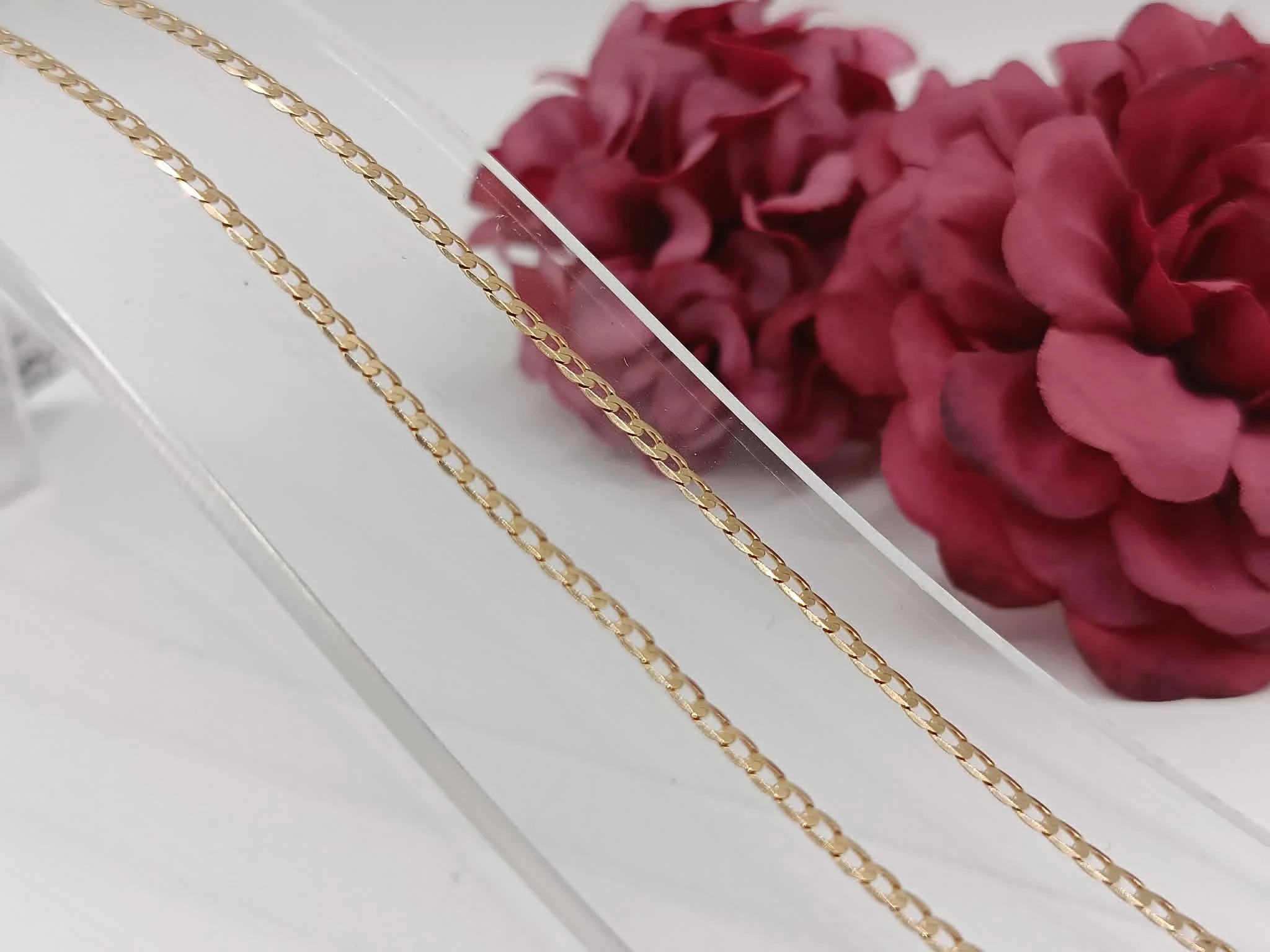 uzywany-zloty-lancuszek-585-235g-ok-47-cm-splot-2208-1