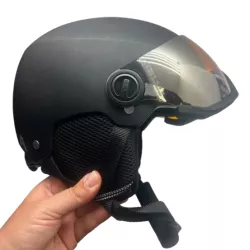KASK NARCIARSKI ALPINA ARBER VISOR Q LITE CZARNY ROZMIAR 54-58