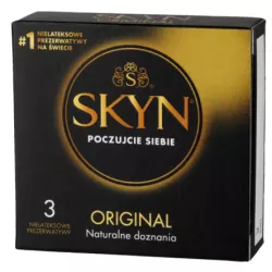 PREZERWATYWY UNIMIL SKYN ORIGINAL KLASYCZNE BEZ LATEKSU DOPASOWANE 3 SZT.