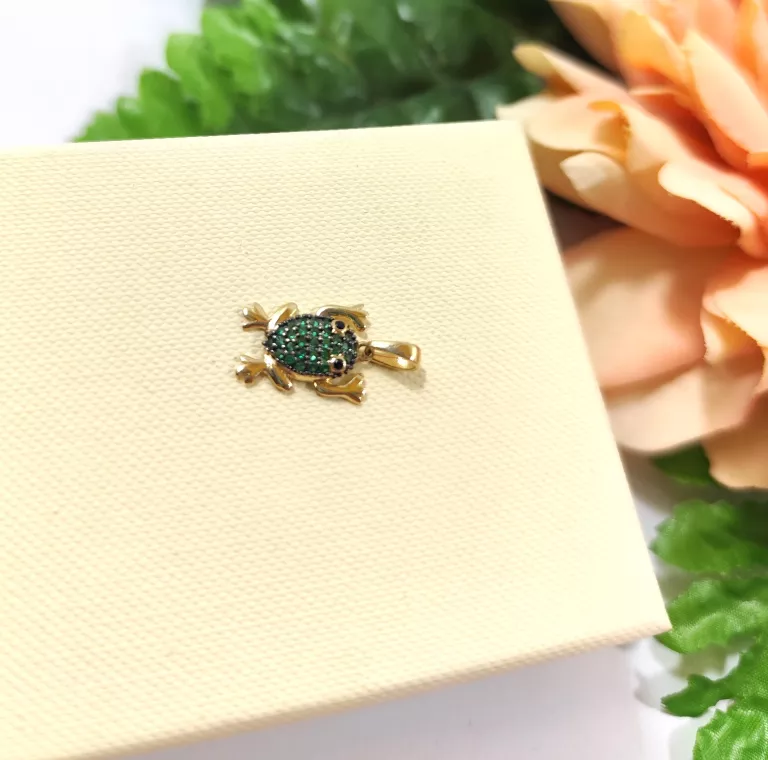 zlota-zawieszka-zabka-pr-585-motyw-129129-8