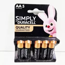 BATERIA ALKALICZNA DURACELL AA (R6) 5 SZT.