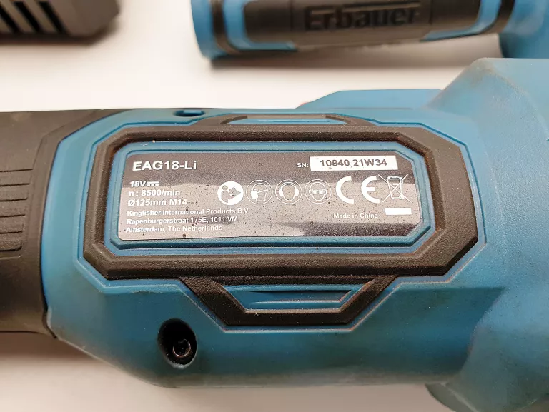 szlifierka-katowa-aku-erbauer-eag18-li-komplet-akuladowarkawalizka-maksymalna-predkosc-obrotowa-10000