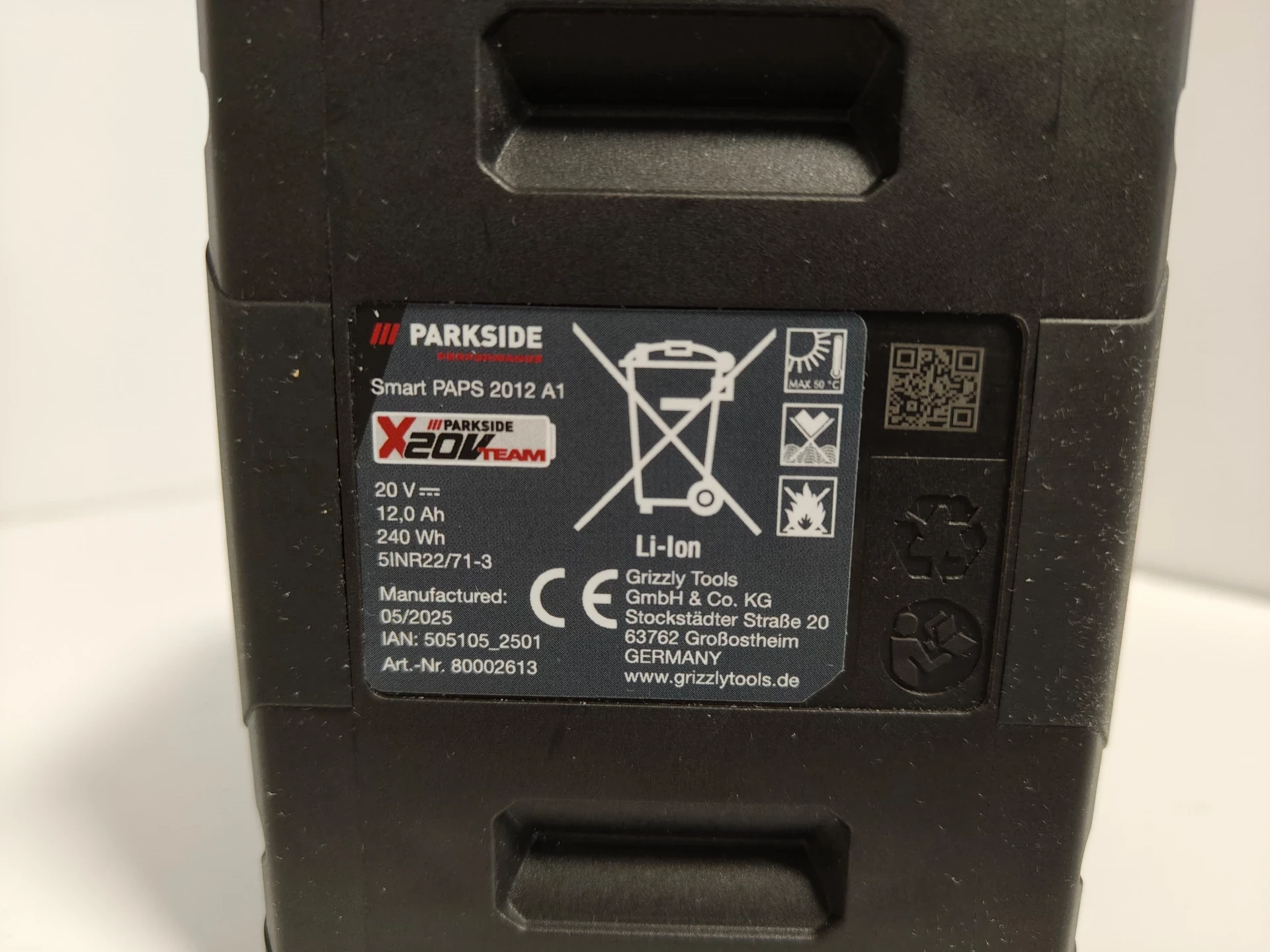 akumulator-parkside-performance-paps-2012-a1-20v-12ah-seria-paps-2012-a1