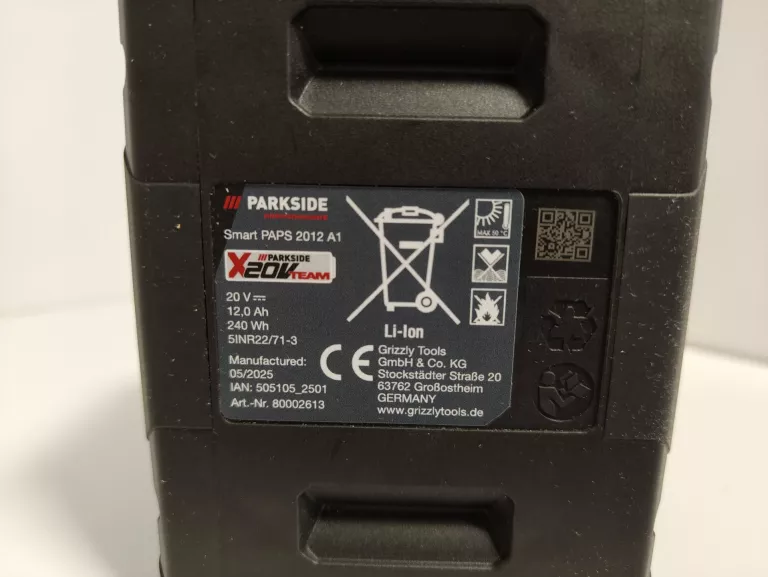 akumulator-parkside-performance-paps-2012-a1-20v-12ah-seria-paps-2012-a1