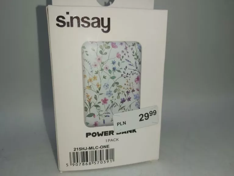 powerbank-sinsay-5000-mah-ean-gtin-5906804067728