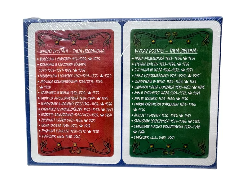 karty-do-gry-2-talia-55-krolowie-i-krolowe-polski-trwale-eleganckie-ean-gtin-5904405355725