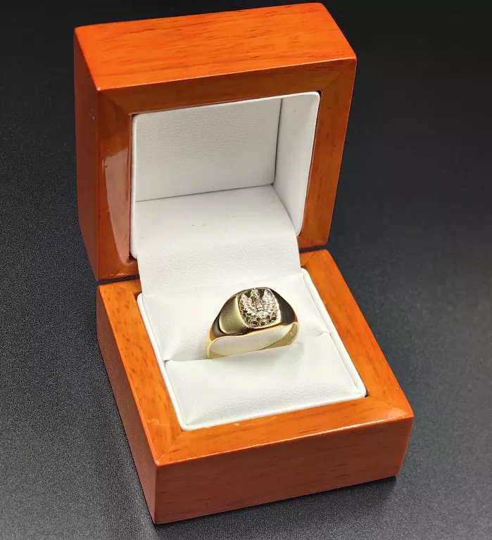 patriotyczny-zloty-sygnet-z-orzelkiem-422g-pr585-14k-r26-stan-11323-2