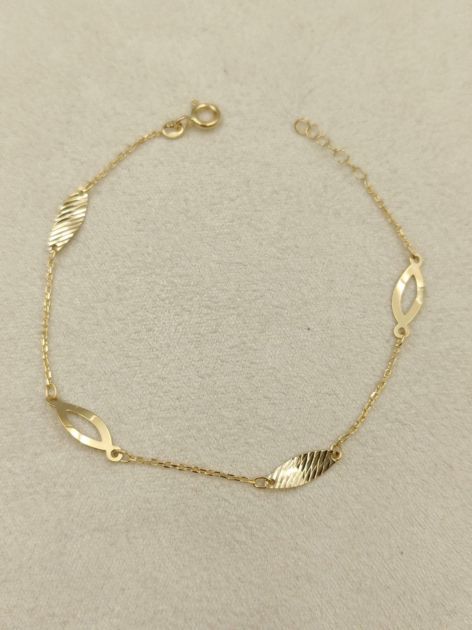 zlota-bransoleta-z-blaszkami-b6-14k-585125-gdl185-cm-gorczewska-97-sc-warszawa