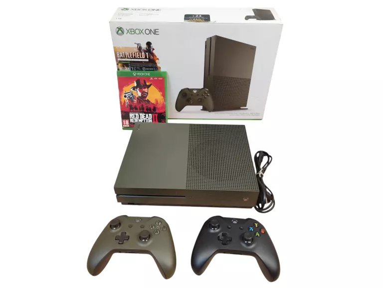 konsola-xbox-one-s-military-1tb-zielony-2-pady-gra-gajowicka-96-wroclaw