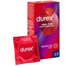 PREZERWATYWY DUREX FEEL THIN FETHERLITE ELITE CIENKIE NAWILŻANE 12 SZT.