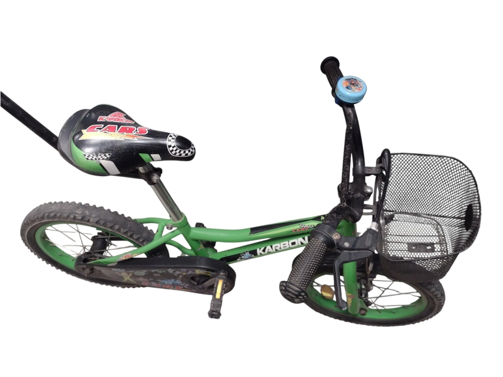 rowerek-dzieciecy-karbon-cars-zielony-stan-11323-2