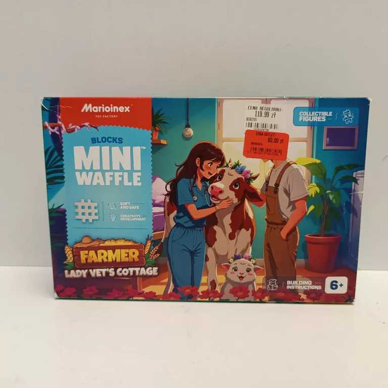 klocki-konstrukcyjne-wafle-farmer-weterynarz-zestaw-marioinex-907580-ean-gtin-5903033907580