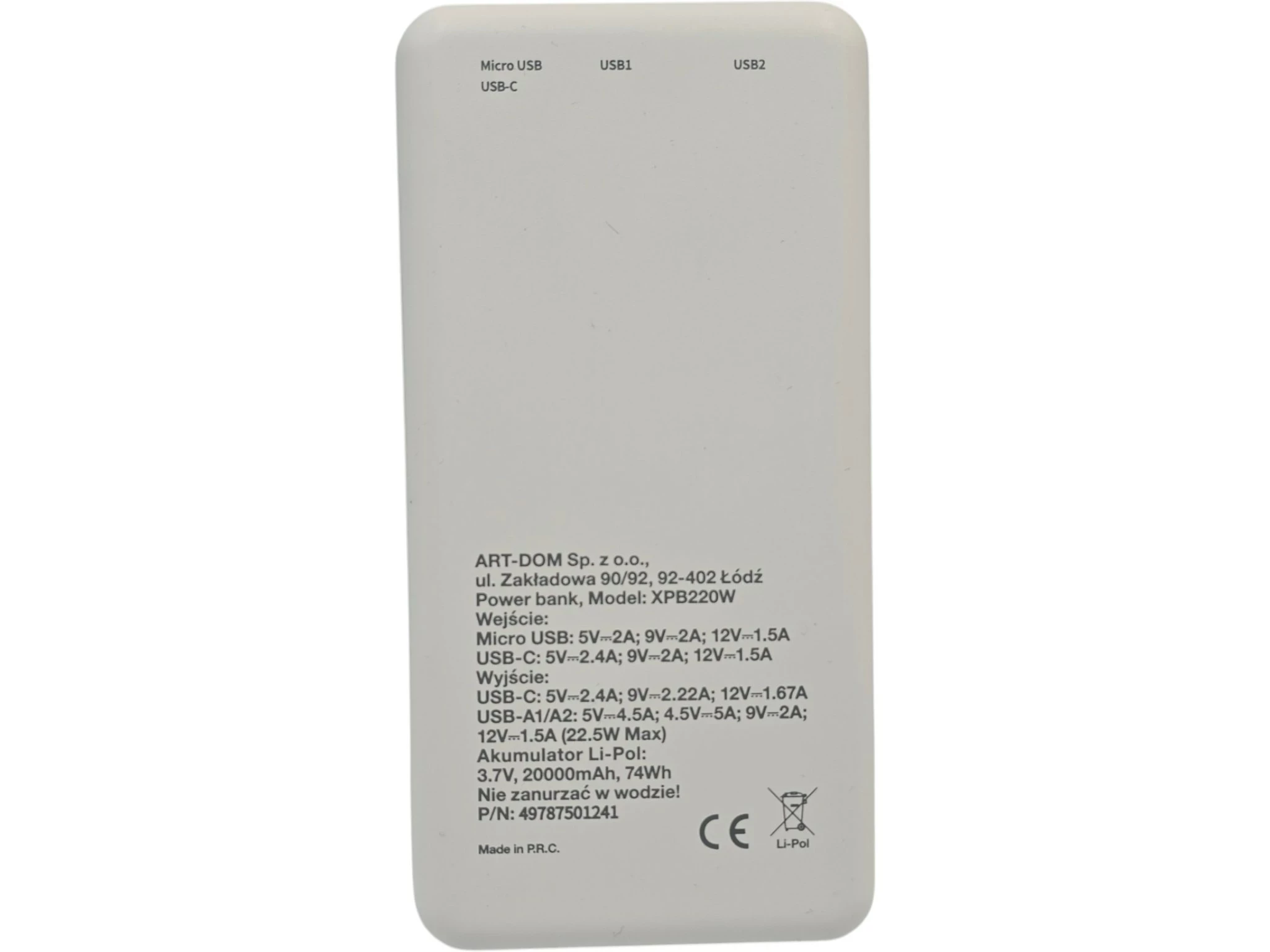 powerbank-xline-20000-mah-xpb220w-bialy-kod-producenta-xpb220w