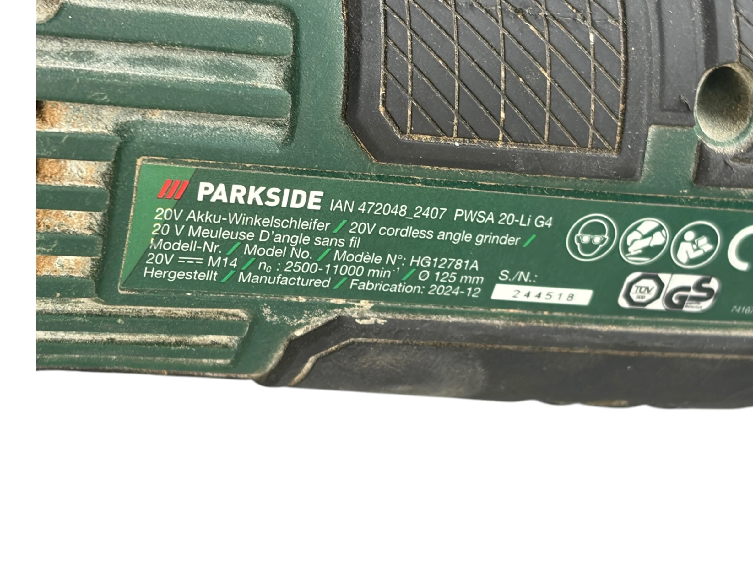 szlifierka-katowa-parkside-pwsa-20-li-g4-ladowarka-bateria-walizka-srednica-tarczy-12500