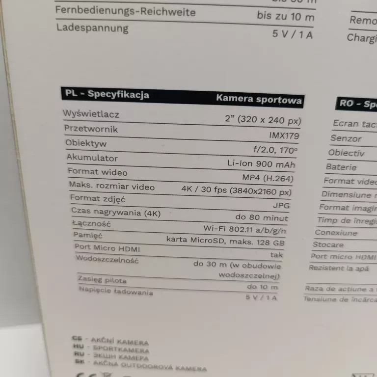 kamera-sportowa-4k-kamerka-krugermatz-vision-l400-akcesoria-pilot-zestaw-stan-11323-2