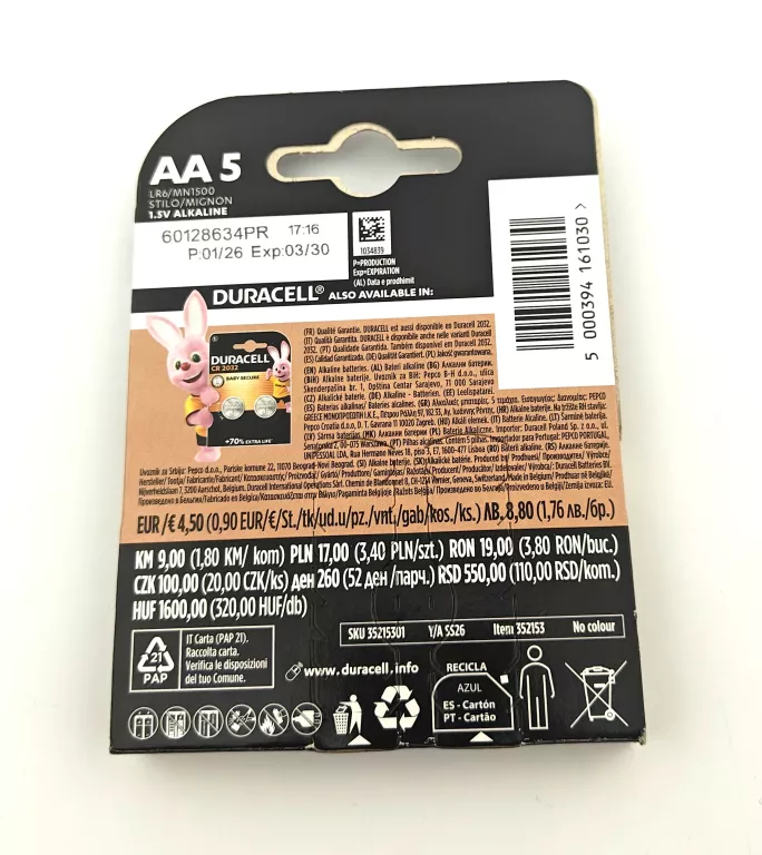 bateria-alkaliczna-duracell-aa-r6-5-szt-ean-gtin-5000394161030