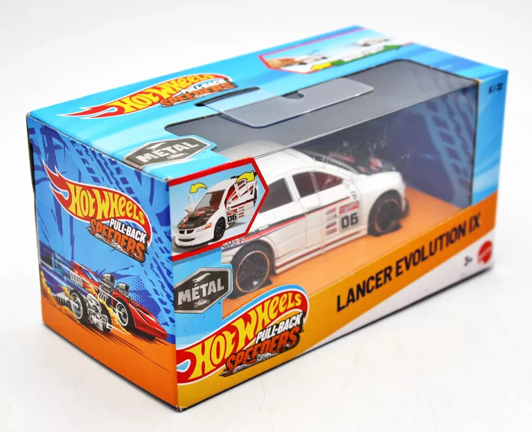 autko-hot-wheels-pull-back-speeders-lancer-evolution-ix-hpr73-mattel-ean-gtin-194735166756
