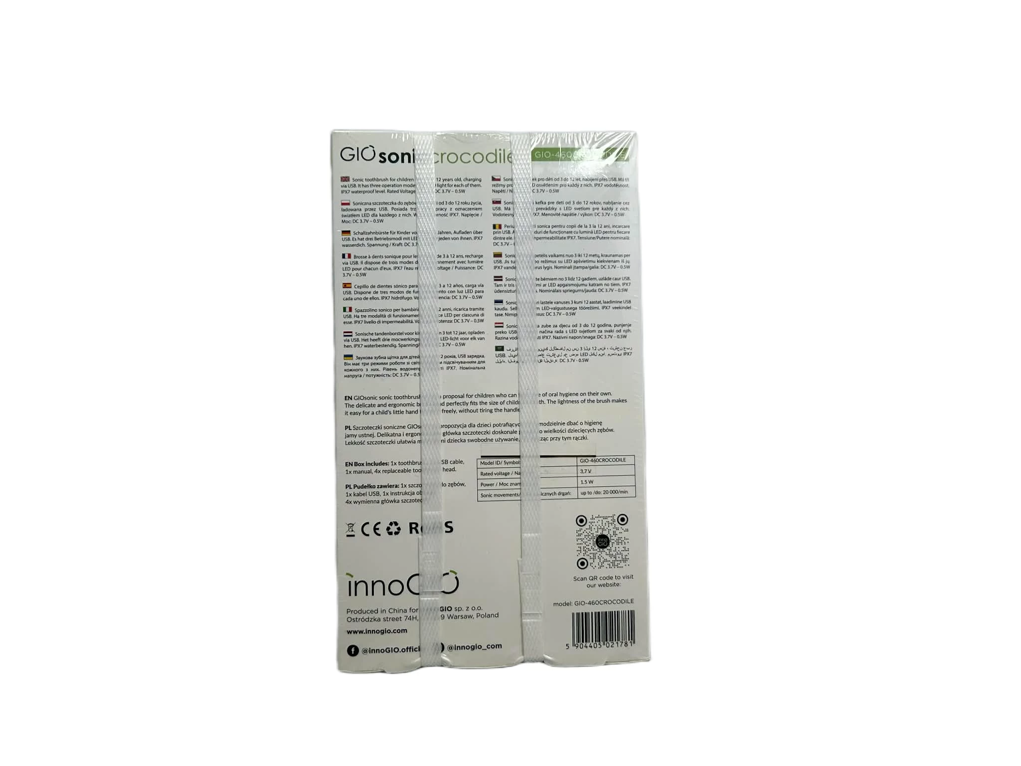 szczoteczka-soniczna-innogio-gio-crocodile-bialy-ean-gtin-5904405021781