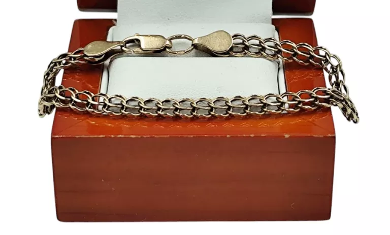 zlota-bransoletka-splot-galibardi-585-660g-18cm-targowa-20-warszawa