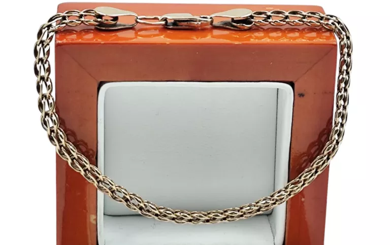 zlota-bransoletka-splot-galibardi-585-660g-18cm-rodzaj-2205-2